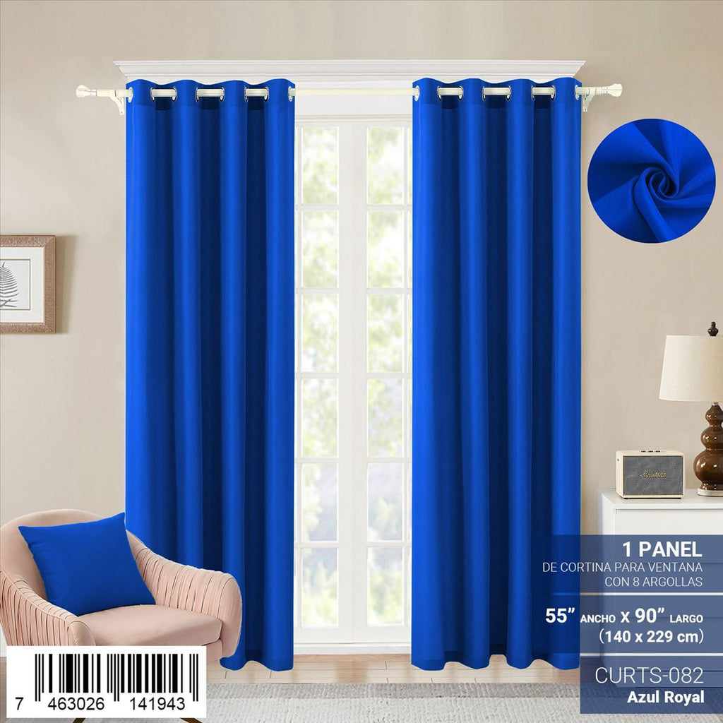 Red Wine Panel Curtain 55" x 90" with Grommets